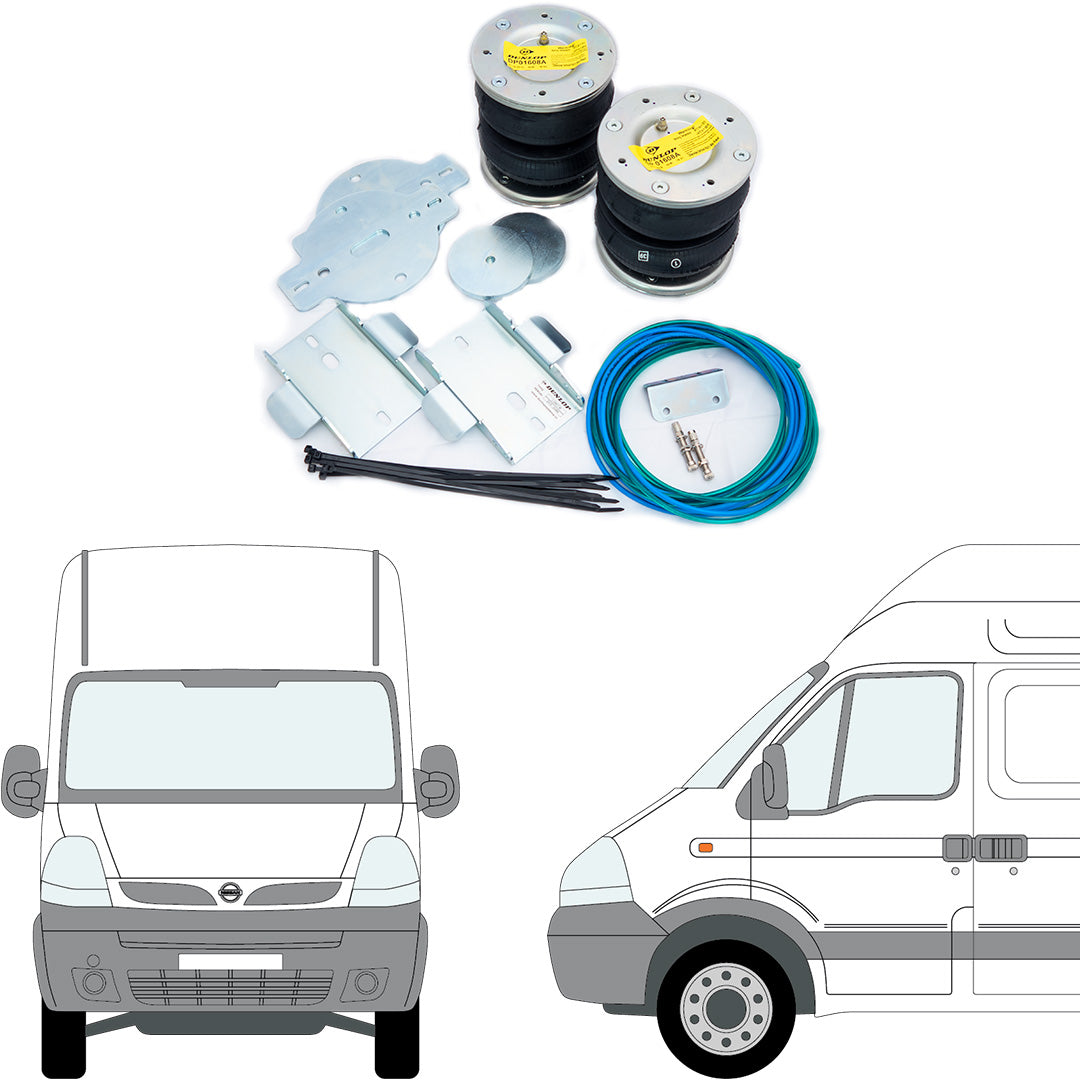 Dunlop Air Suspension Kit - NISSAN INTERSTAR X70 FWD 1999-2010