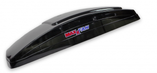 Maxxfan Deluxe (Built in rain cover) Remote Control 356x356 Smoke